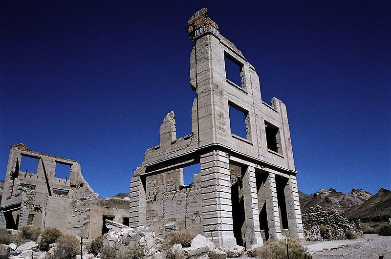 banks rhyolite ghost town nevada